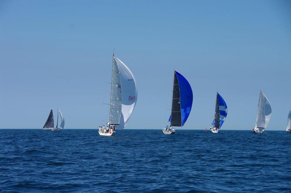 Fleet heading to Fremantle Channel - Roland Smith Ocean Race 2017 ©  Susan Ghent / RFBYC